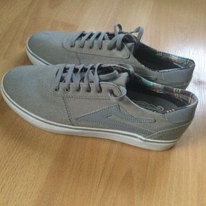 COPY - Lakai Manchester Canvas Sneakers Size EU 41  Skater Shoes Gray Women's 10